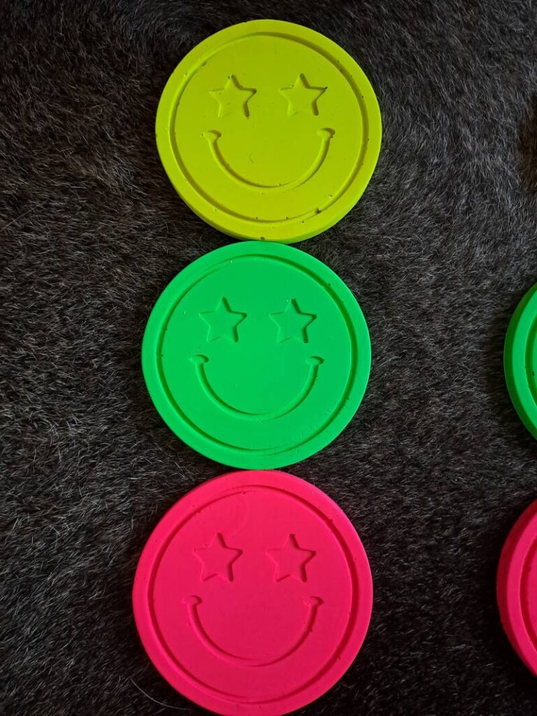 Smiley onderzetters of wandhangers - Afbeelding 5