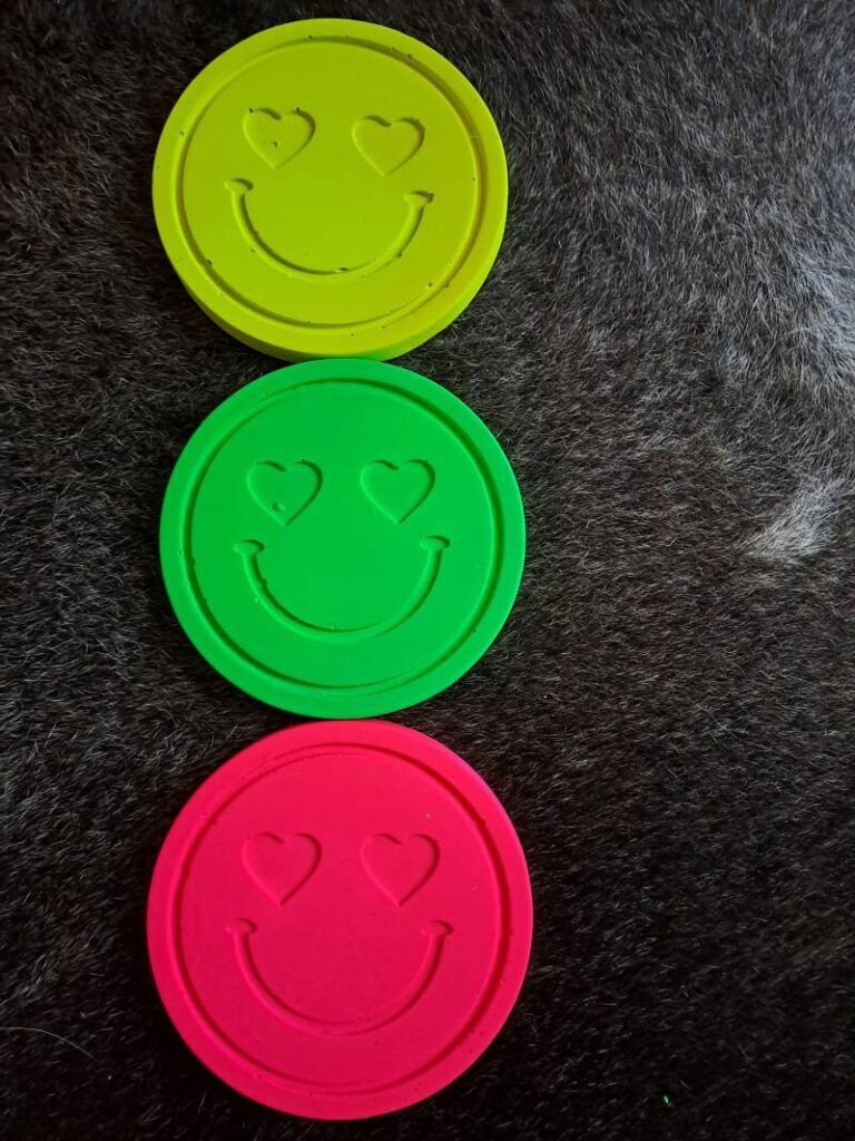 Smiley onderzetters of wandhangers - Afbeelding 9