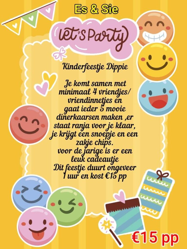 Kinderfeestje “Dippie